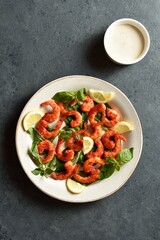 Spicy thai basil shrimp