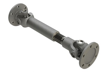 Cardan shaft isolated on white background