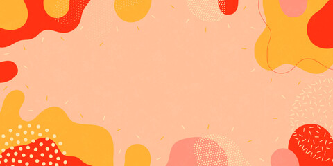 Background pattern, abstract colored shapes. Modern minimalism trendy pattern background. Vector background.