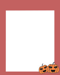 colorful frame art with cartoon