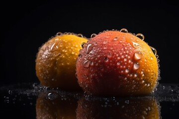 fruit in water