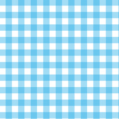  Blue Gingham Pattern Vector Illustration.