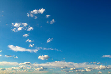 Blue sky and white clouds