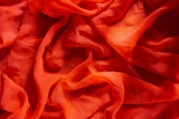 Wrinkled fabric with abstract texture. Background  dark- magic stage lighting