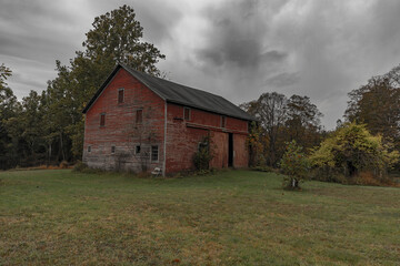 Abandoned barn in the Delaware Water Gap National Recreation Area