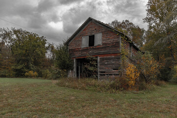 Abandoned barn in the Delaware Water Gap National Recreation Area