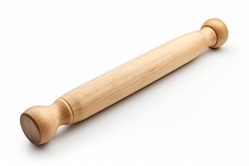Rolling pin isolated on a white background