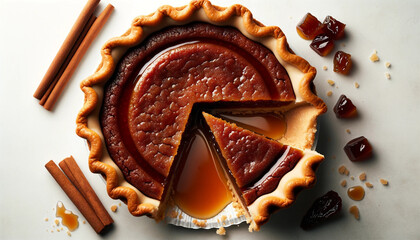 Sugary Splendor: Rich Molasses Pie Masterpiece