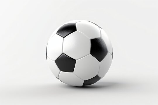 A football isolated on a white background