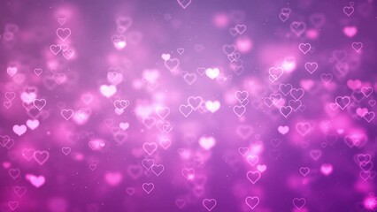 Beautiful pink love heart abstract background - Powered by Adobe