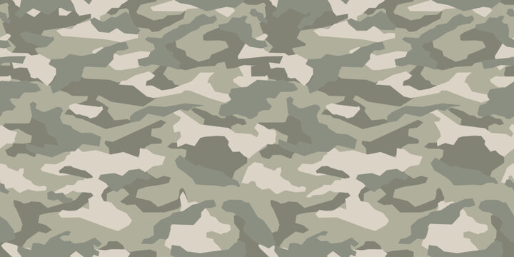 Trendy camouflage military pattern. Vector camouflage pattern for trendy clothing design.