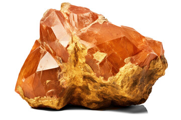 amber stone isolated on transparent background , png
