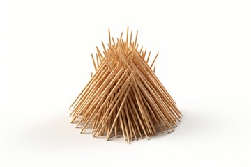 Toothpicks isolated on a white background - obrazy, fototapety, plakaty