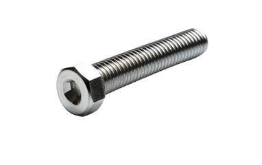 Threaded Screw with White Background transparent png - obrazy, fototapety, plakaty