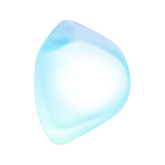 Blue Gradient Transparent Blob