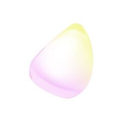 Pink Gradient Transparent Blob
