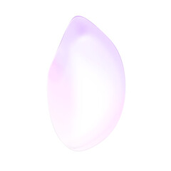 Pastel Abstract Transparent Blob