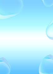 Blue Gradient Wallpaper With Bubbles