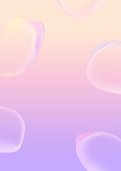 Purple Gradient Wallpaper With Bubbles
