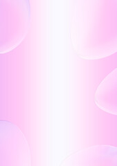 Pink Gradient Wallpaper With Bubbles