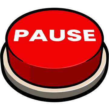 red button with word pause