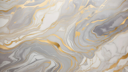 Obraz premium gray white marble and golden line background fantasy fashion mysterious modern banner