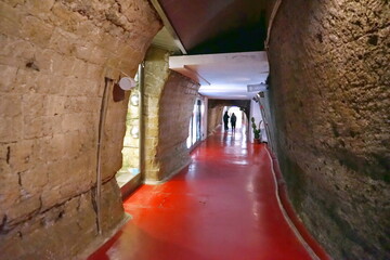 Bourbon tunnel in Naples, Campania, Italy