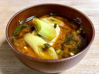 ねぎと豆腐の味噌汁