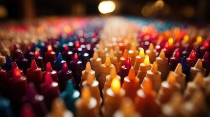 Obraz premium crowd of people at concert