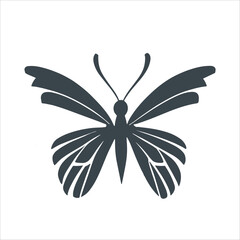 Butterfly symbolizing art design stock illustration