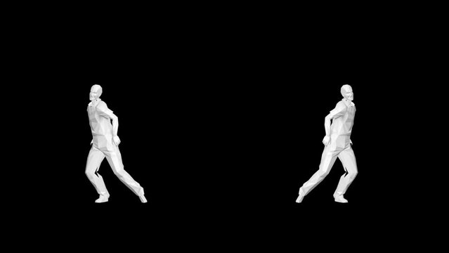 Halloween thriller dance 3D animation