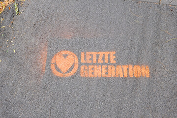 "Last Generation" lettering
