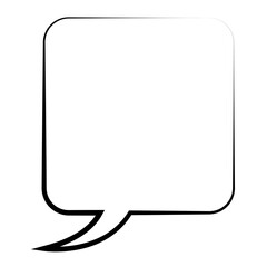 Naklejka premium Digital png illustration of speech bubble on transparent background