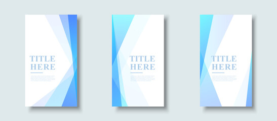 creative story background. blue gradation. slash .white