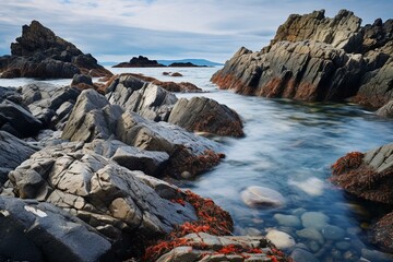 rocks by the bay. Generative AI