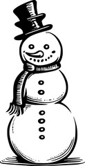 snowman cartoon