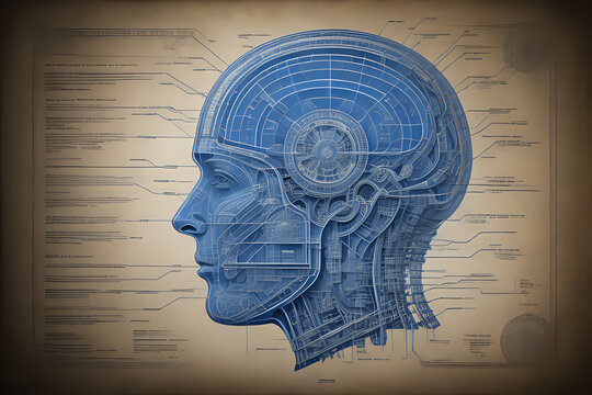 Artificial intelligence sketch blueprint