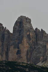Fototapeta na wymiar Dolomites italy alps climbing rock high cliff 
