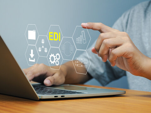 EDI interchange information electronic online on transfer server
