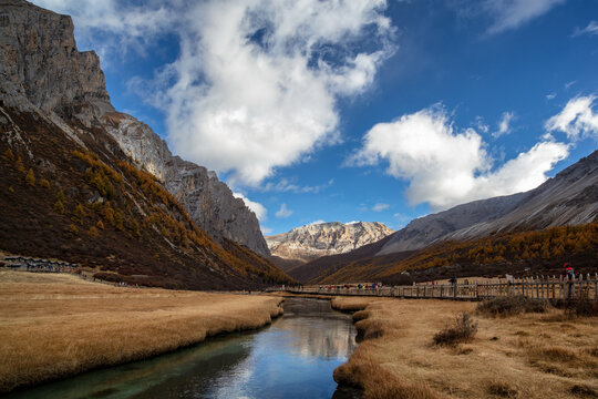 Ganzi Tibetan autonomous prefecture, sichuan province DaoChengYa scenery