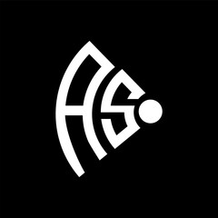 AS letter logo design.AS creative initial AS letter logo design. AS creative initials letter logo concept.
