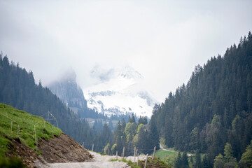 landscape with clouds