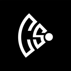 CS letter logo design.CS creative initial CS letter logo design. CS creative initials letter logo concept.
