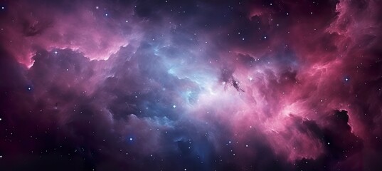 Galaxy texture with stars and beautiful nebula in the background, pink and gray. - obrazy, fototapety, plakaty