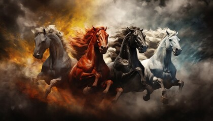 Four horses of apocalypse