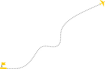 Airplane Travel Route