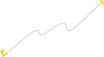 Airplane Travel Route