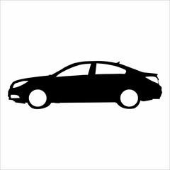 car silhouette vector