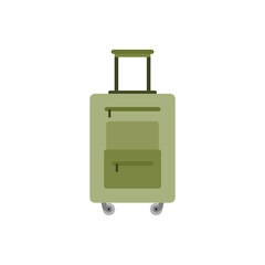 luggage for travel suitcase for vacation and journey vector illustration on white background
