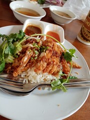 rice with chicken